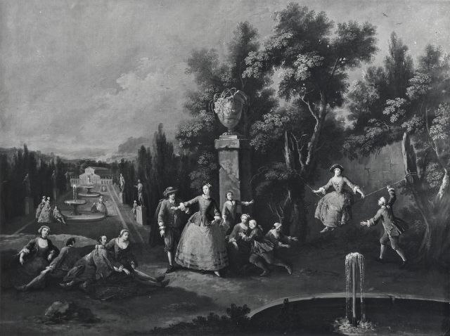 Boccardi, Cosimo — Zais Giuseppe - sec. XVIII - Scena di vita in villa — insieme